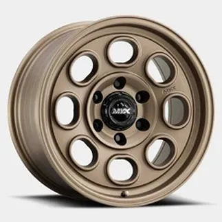 ESR VX81 17X8.5 ET0 (6X139.7 / 106.1) - Matte Bronze - Gloss Black Lip